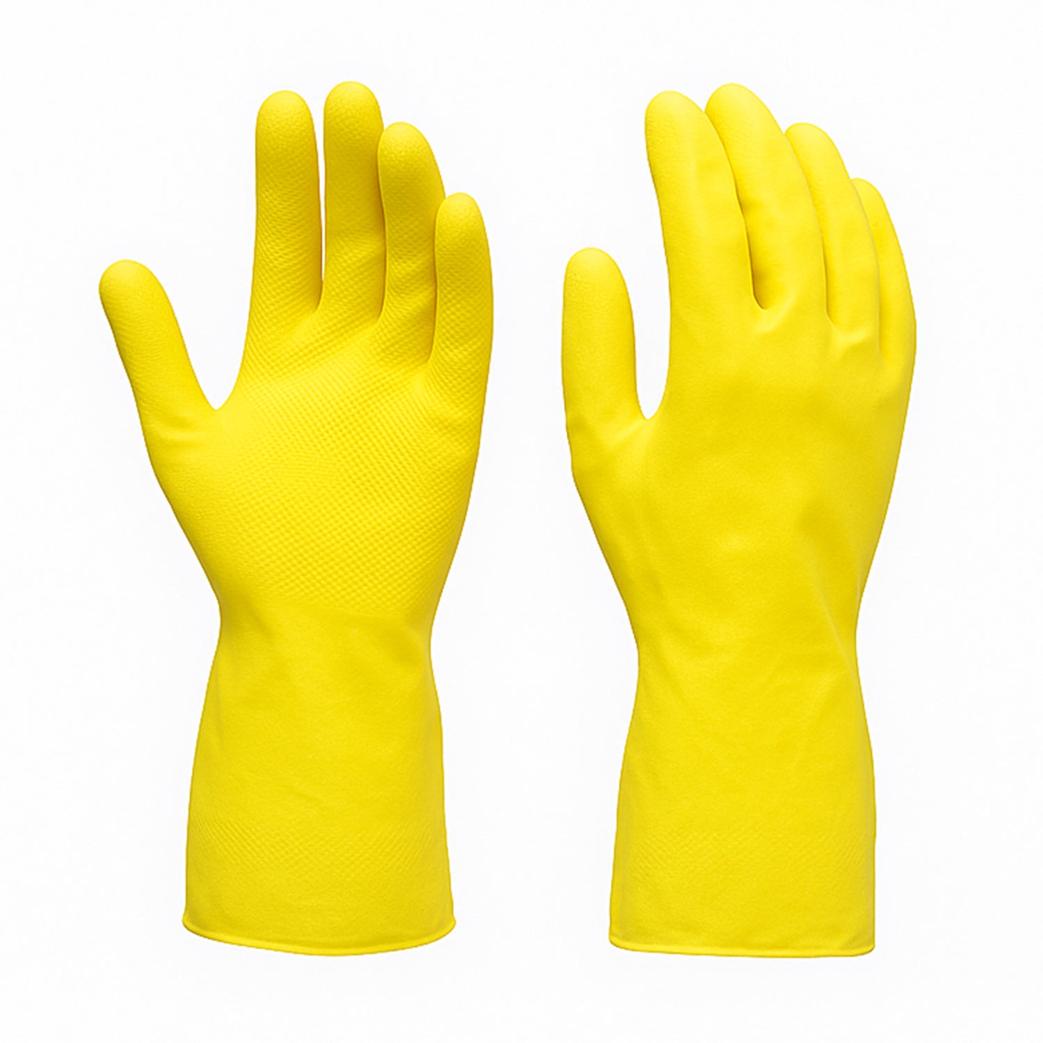 2 pair med yellow gloves For Types Of Purposes Like Washing Utensils, Gardening And Cleaning Toilet Etc. 2 pair med yellow gloves For Types Of Purposes Like Washing Utensils, Gardening And Cleaning Toilet Etc.